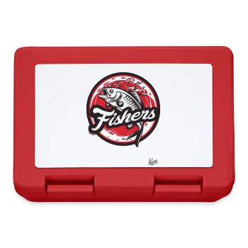 A fish for anglers and fishermen - Lunchbox - red - Front