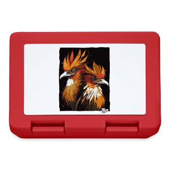 A Pair of Hoatzin Birds - Lunchbox - red - Front