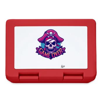 Skull Pirate : Game Over - Boîte à goûter - rouge - Devant