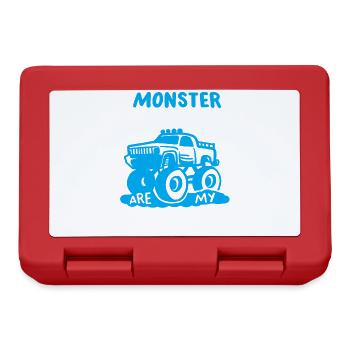 Monstertruck Truck - Brotdose - Rot - Vorne
