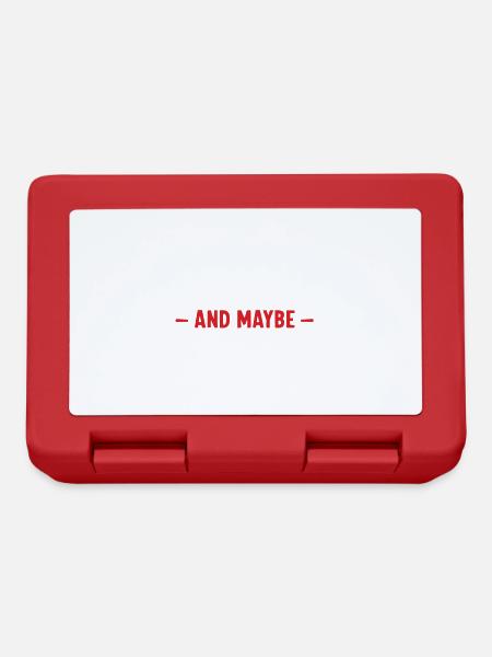 J’aime dormir et peut-être trois personnes qui me reposent - Boîte à goûter - rouge