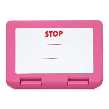 Stop copying me you're not even doing it right Hum - Lunchbox - pink - Front