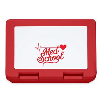 Next Stop Med School Medical School Student Doctor - Lunchbox - red - Front