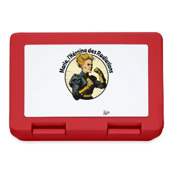 Marie - The Heroine of Radiation - Lunchbox - red - Front