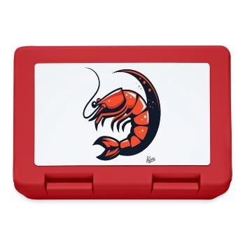 Moon Shrimp: A Shrimp on the Moon - Lunchbox - red - Front
