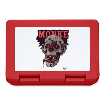 Zombie Monkey - Lunchbox - red - Front
