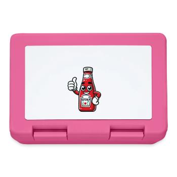 I Put Ketchup on my Ketchup Bottle Funny Sauce Ent - Lunchbox - pink - Front