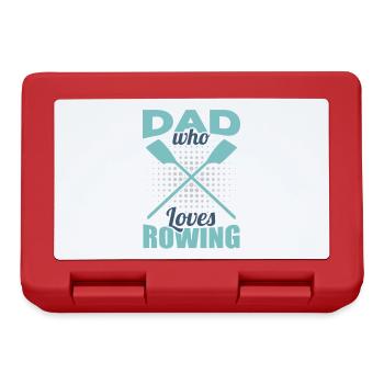 Rowing father - Lunchbox - red - Front