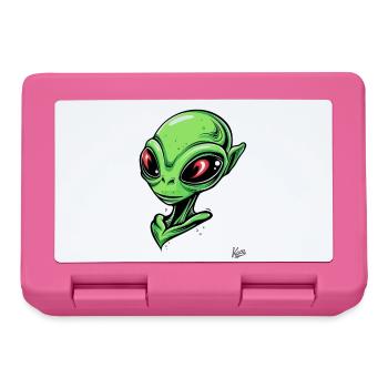 Super-Schicker Alien - Brotdose - Pink - Vorne