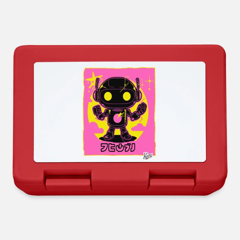 Japanese super robot: super disco funk - Lunchbox - red