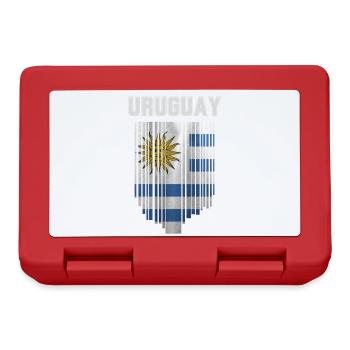 Flag of Uruguay, Uruguayan pride - Lunchbox - red - Front