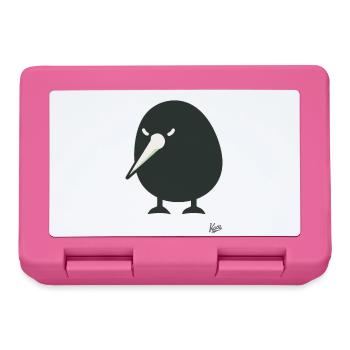 Lustiger Kiwi-Vogel - Brotdose - Pink - Vorne