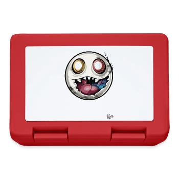Evil Funny Horror Creature - Lunchbox - red - Front