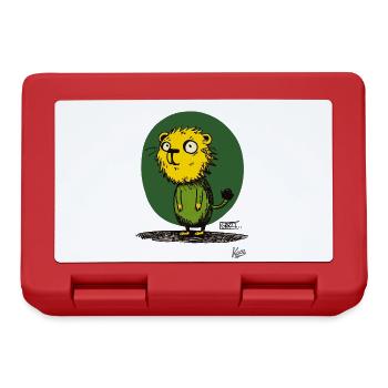 Impossible Cartoon Animals: The Lion - Lunchbox - red - Front