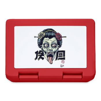Horror Zombie Geisha - Lunchbox - red - Front