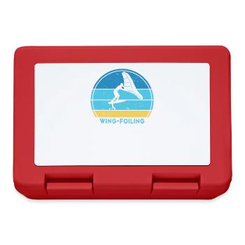 Wingfoil Surfer Hydrofoil Kitefoil Wingsurf - Lunchbox - red - Front