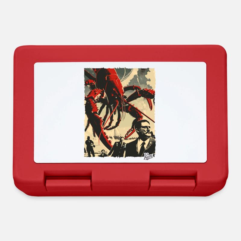 Men become lobsters, lobster guys - Lunchbox - red