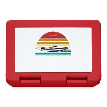 Willst du Boat Stuff machen? Besitzer Kapitän Lustiger Spruch - Brotdose - Rot - Vorne