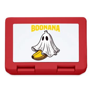 Boonana Funny Banana Halloween Costume Ghost Boo S - Lunchbox - red - Front