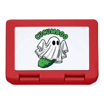 Cucumboo Funny Cucumber Halloween Costume Ghost Bo - Boîte à goûter - rouge - Devant
