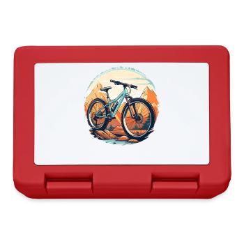 VTT Croquis Vintage - Boîte à goûter - rouge - Devant