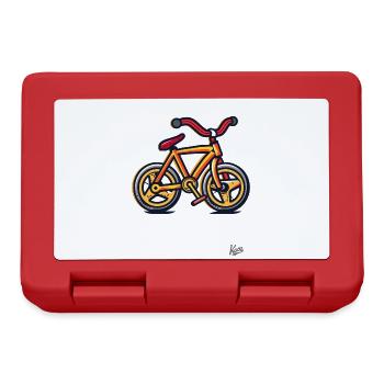 Mon premier vélo - Boîte à goûter - rouge - Devant