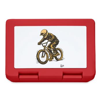 Retro Vintage Old-School BMX - Brotdose - Rot - Vorne