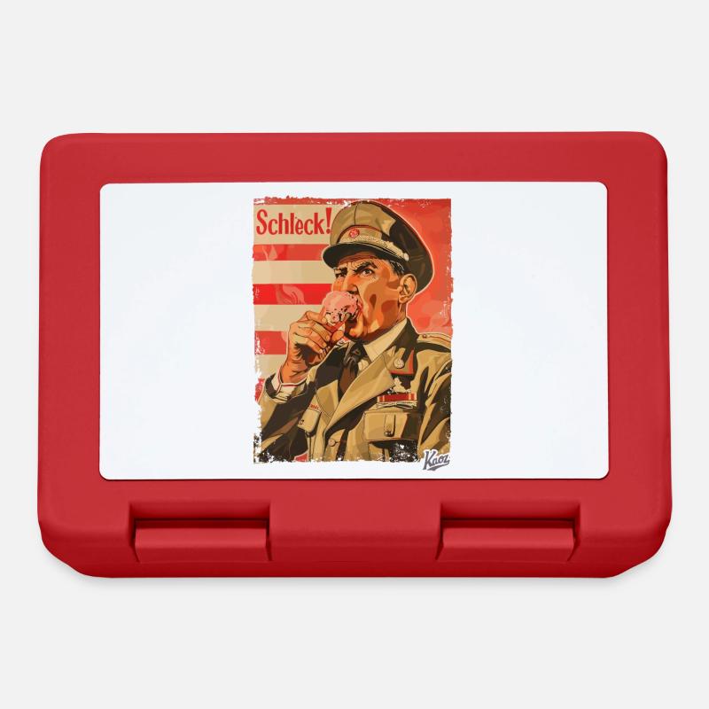 Glace pour le dictateur stupide – Schleck - Boîte à goûter - rouge