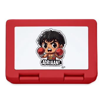 Chibi boxing legend Rock Y calls for Adrian - Lunchbox - red - Front