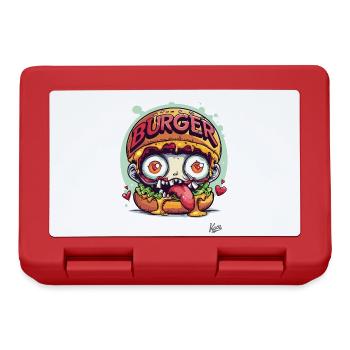 Zombie Burger: For the undead with an appetite - Lunchbox - red - Front