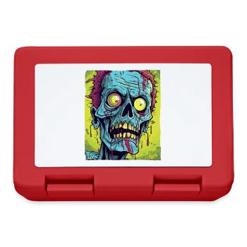 The coolest zombie skull monster - Lunchbox - red - Front