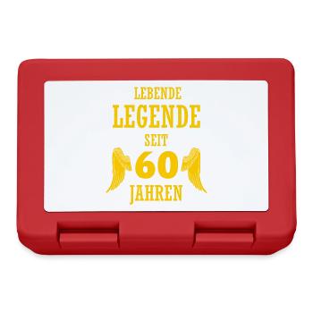 Living Legend 60 Years 60th Birthday Funny - Lunchbox - red - Front