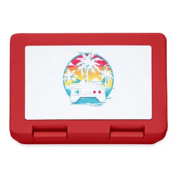 Jeux Vidéo Vaporwave - Boîte à goûter - rouge - Devant
