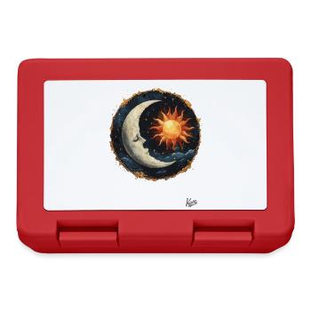 The sleeping moon, the sun and the stars - Lunchbox - red - Front