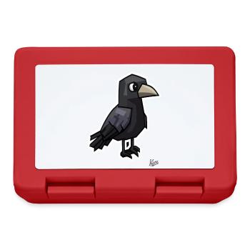 Strange Dark Raven - Lunchbox - red - Front