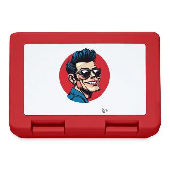 Rockabilly-style rock music type - Lunchbox - red - Front