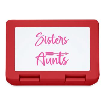Sisters Best Aunts Baby Pregnancy Announcement - Brotdose - Rot - Vorne