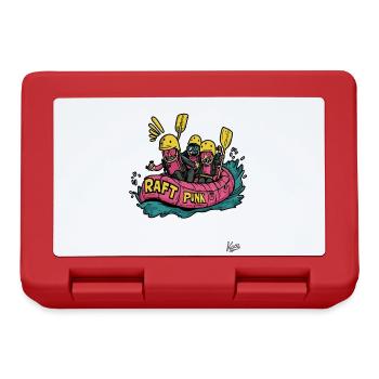 Raft Punk – Adventurous Rafting Crew - Lunchbox - red - Front