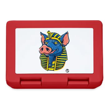 Pharaoh Pig - Lunchbox - red - Front