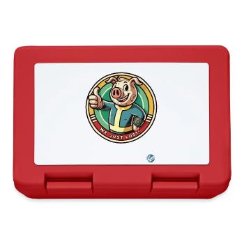 We Just Lost, The Outfall Pig with thumbs - Lunchbox - red - Front