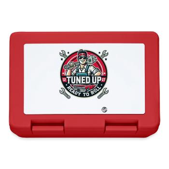 Fully tuned and pimped up, car mechanic tuner - Lunchbox - red - Front
