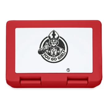 Faith is with you, you can do it, girl! - Lunchbox - red - Front