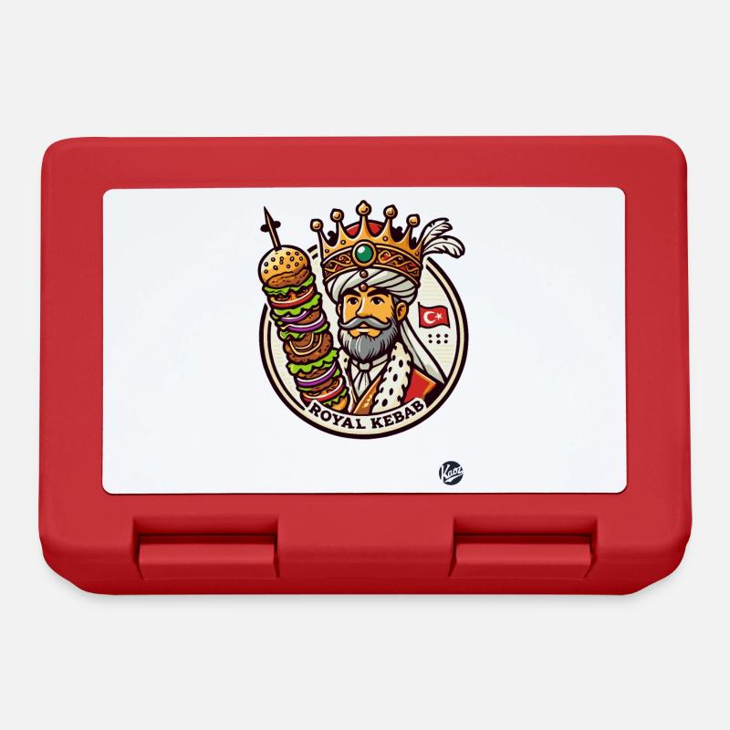 Kebab royal turc - Boîte à goûter - rouge