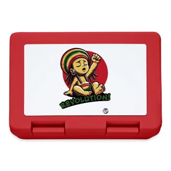 Reggae Baby for Rastafari Revolution - Lunchbox - red - Front
