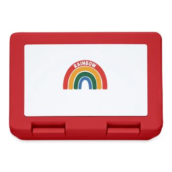You are a rainbow of possibilities Teacher Empower - Lunchbox - red - Front