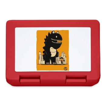 The Friendly Kaiju Monster - Lunchbox - red - Front