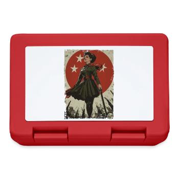 Vintage Socialisme Communisme Propagande - Boîte à goûter - rouge - Devant