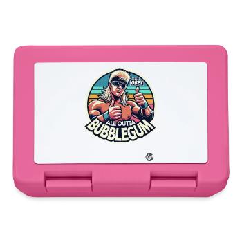 Never Obey, All Outta Bubblegum - Brotdose - Pink - Vorne