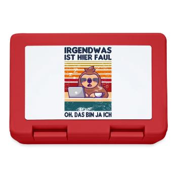 Quelque chose est pourri ici, oh, c’est moi | - Boîte à goûter - rouge - Devant