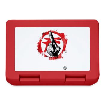 pointer avec l’index - Boîte à goûter - rouge - Devant